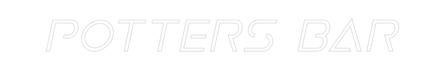 Editor online di insegne al neon personalizzate POTTERS BAR