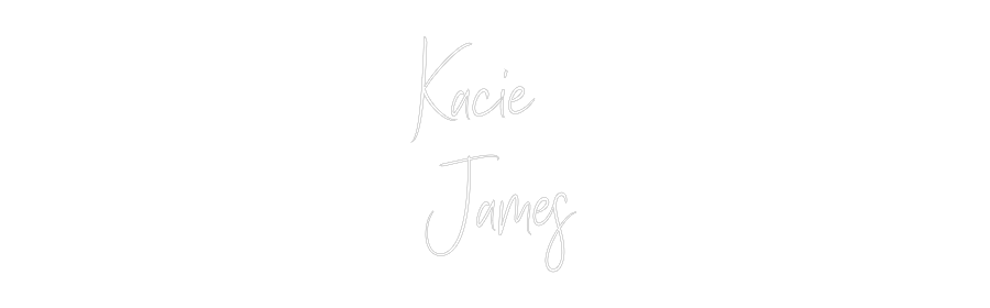 Custom Neon Sign Online Editor Kacie
James