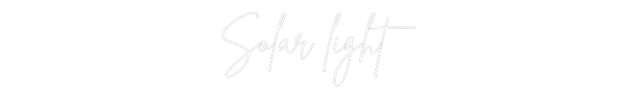 Editor online di insegne al neon personalizzate Luce solare