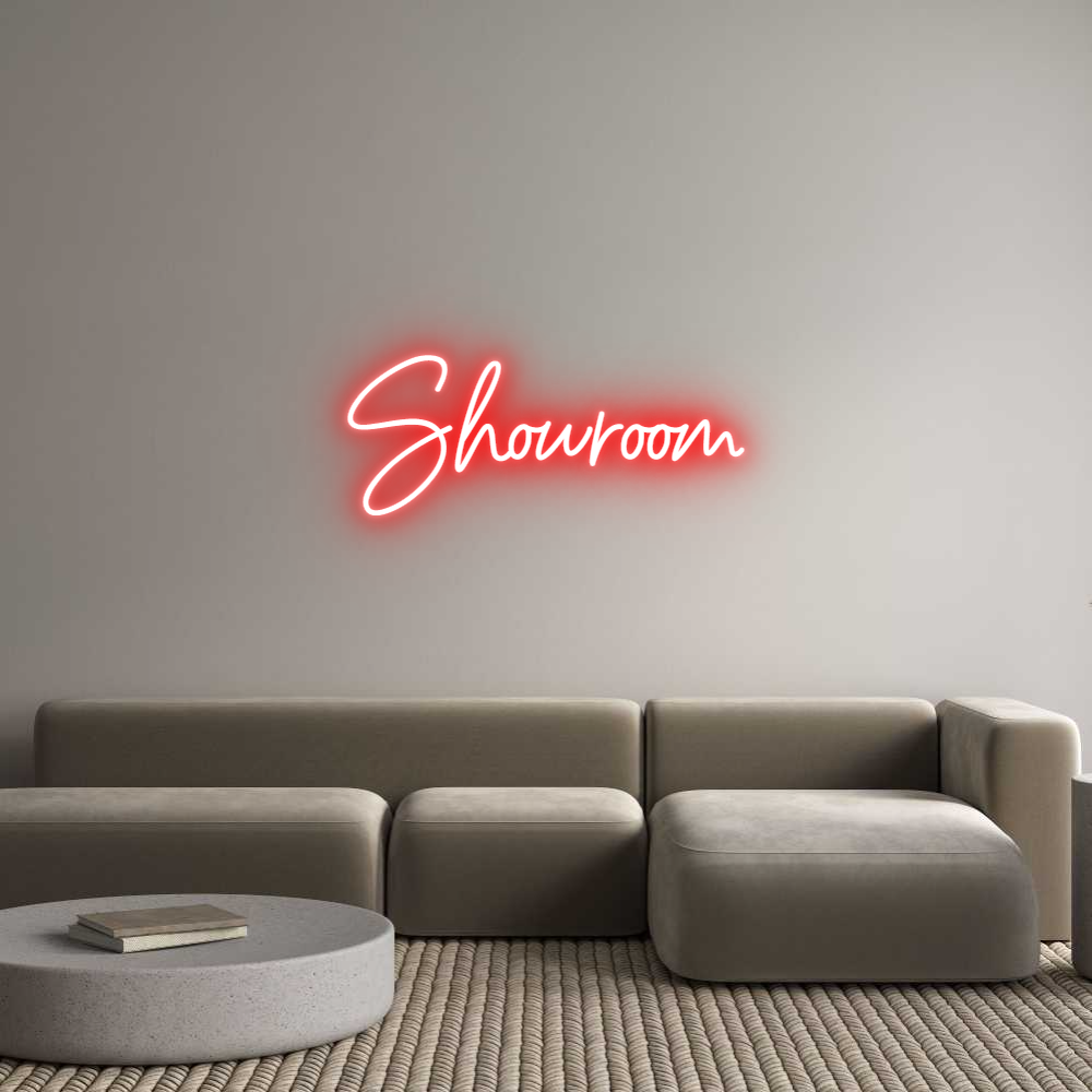 Showroom dell'editor online di insegne al neon personalizzate