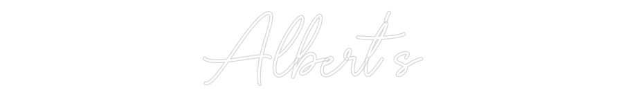 Custom Neon Sign Online Editor Albert's