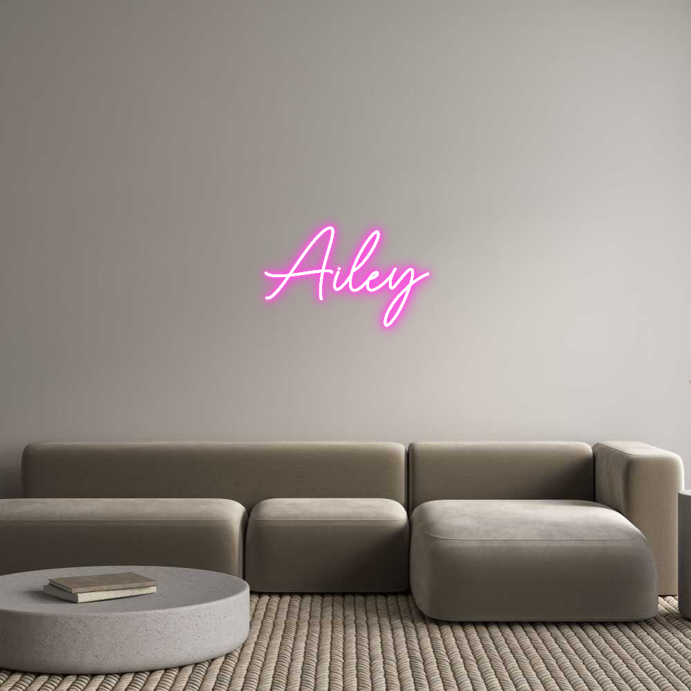 Custom Neon Sign Online Editor Ailey