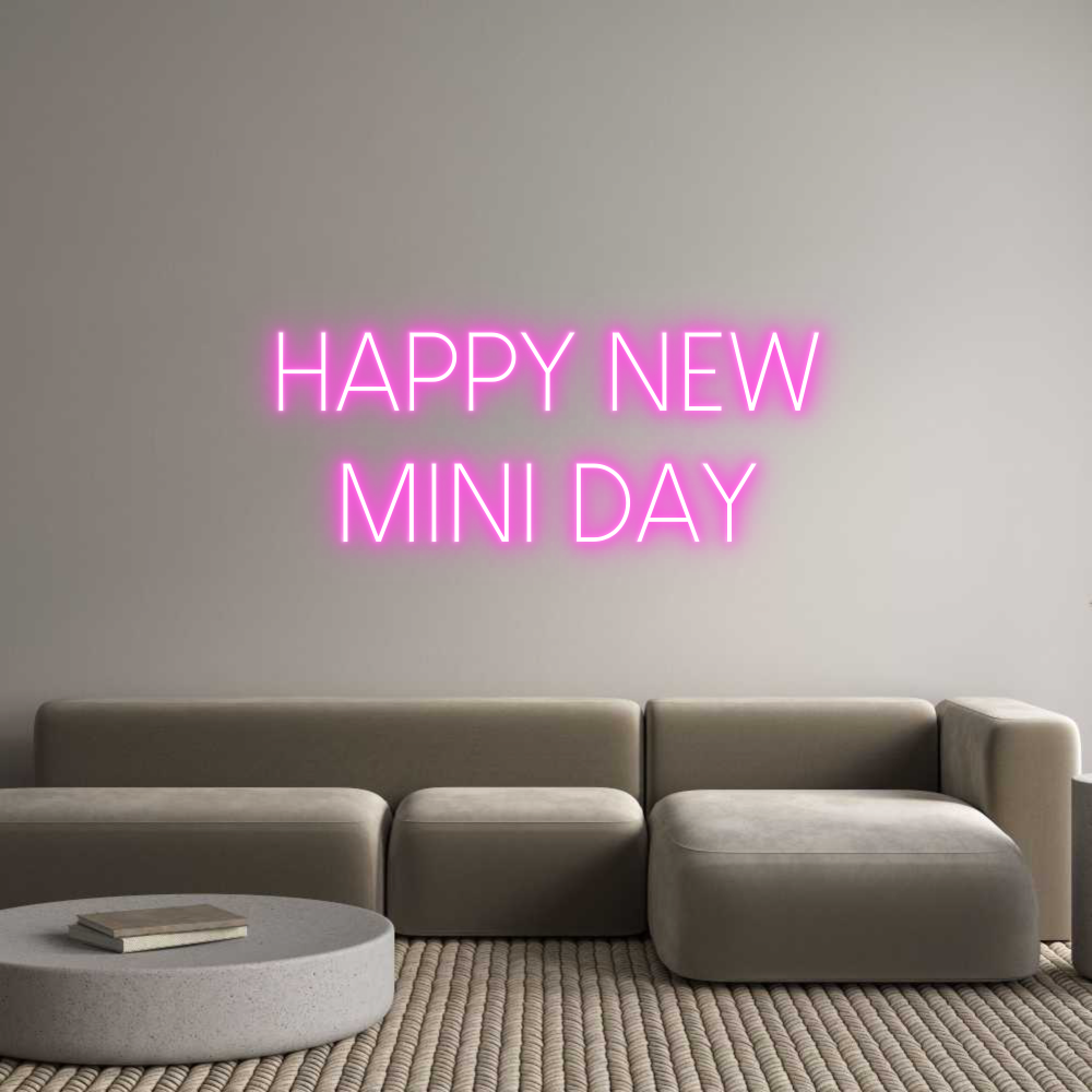 Custom Neon Sign Online Editor HAPPY NEW
MI...
