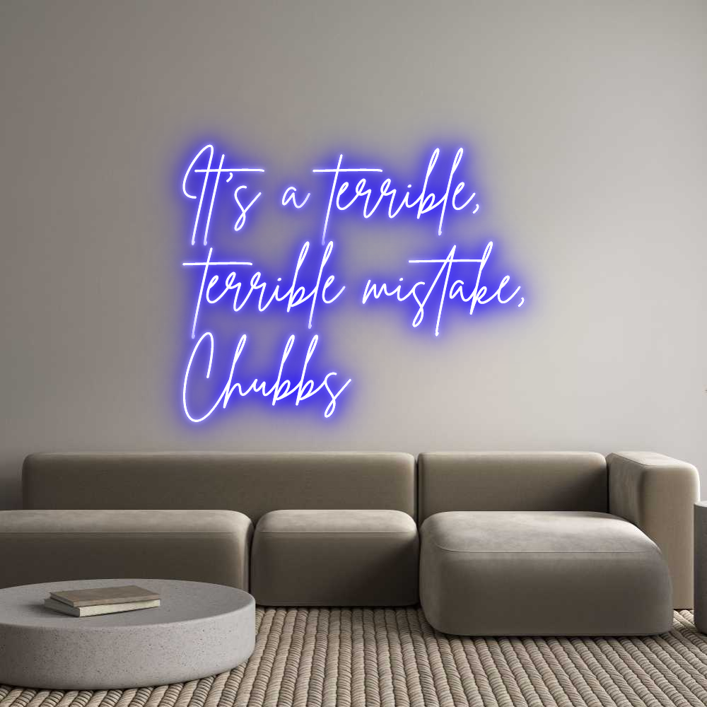 Custom Neon Sign Online Editor It's a terrib...