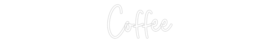 Custom Neon Sign Online Editor Coffee