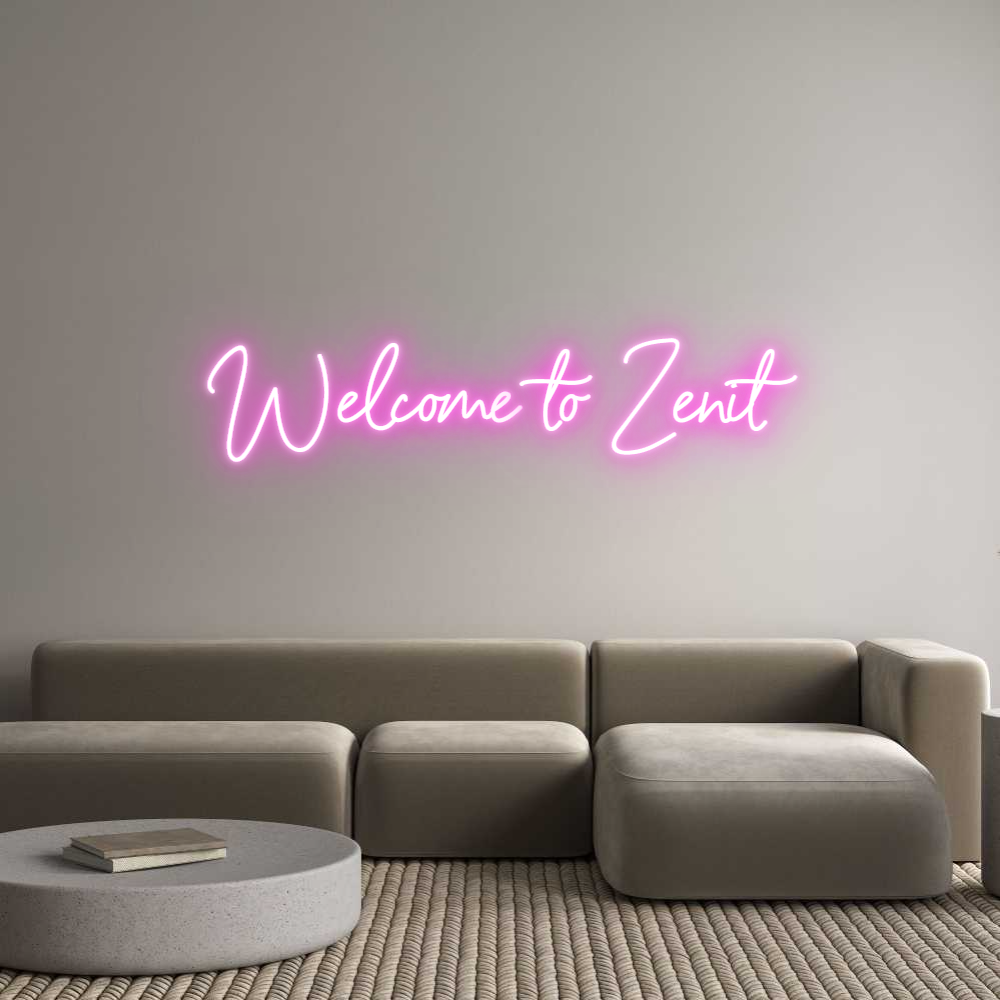 Custom Neon Sign Online Editor Welcome to Ze...