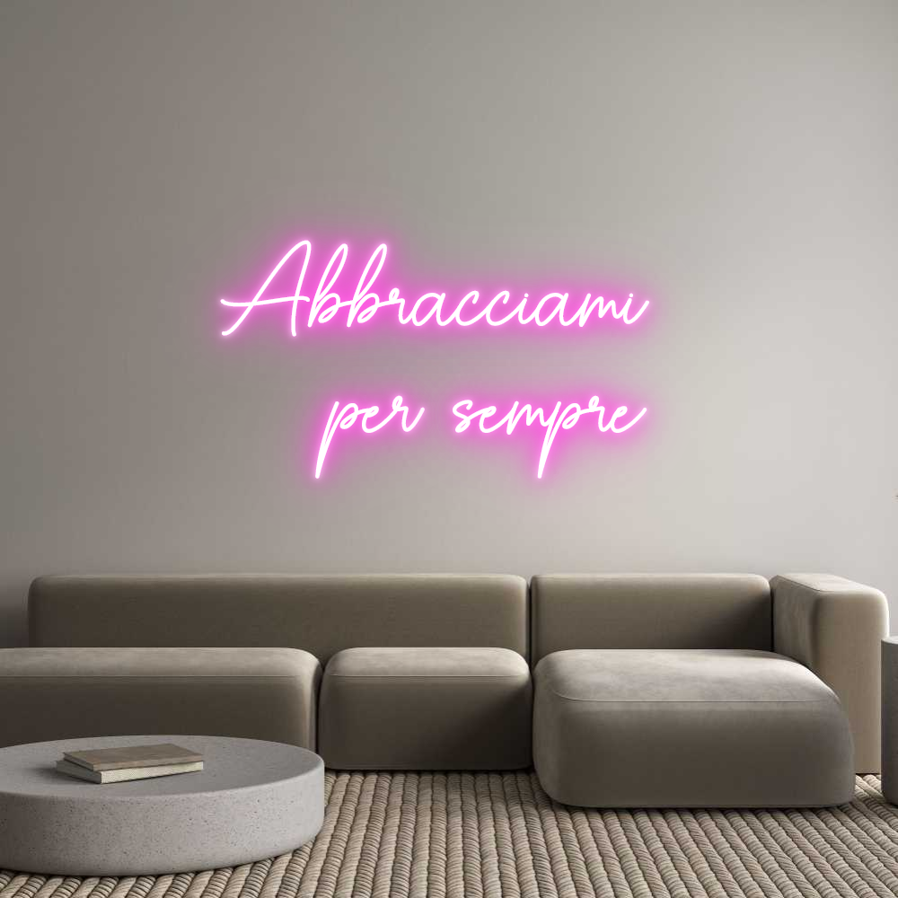 Custom Neon Sign Online Editor Abbracciami
...