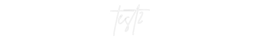 Custom Neon Sign Online Editor test2