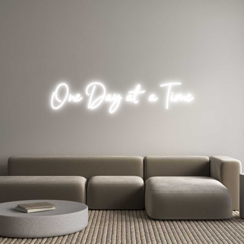 Custom Neon Sign Online Editor One Day at a ...