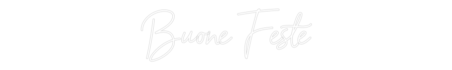 Editor en línea de letreros de neón personalizados Buone Feste