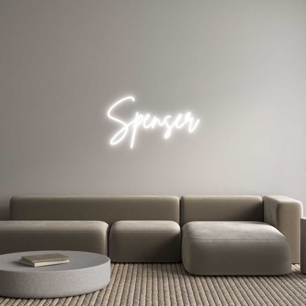 Custom Neon Sign Online Editor Spenser