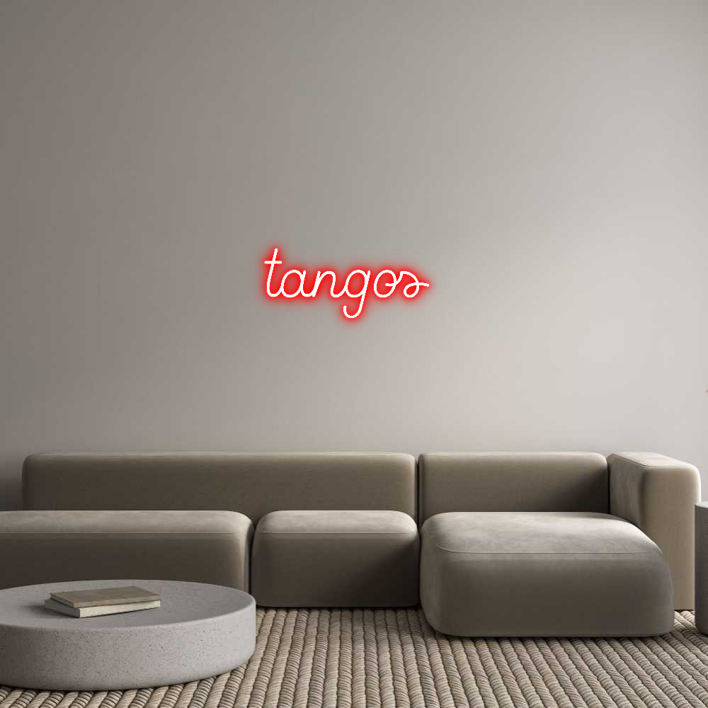 Custom Back Lit Neon Sign Online Editor tangos