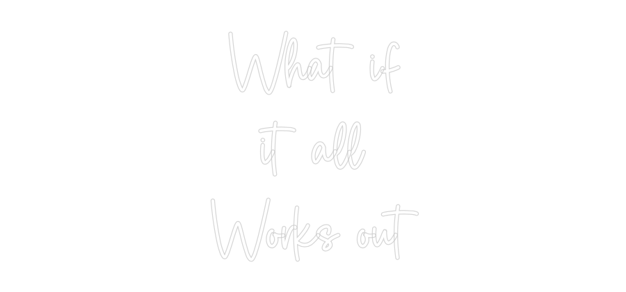 Custom Neon Sign Online Editor What if
it a...