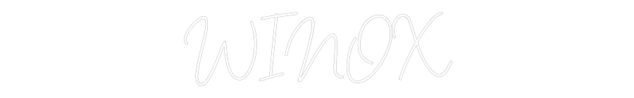 Custom Neon Sign Online Editor WINOX