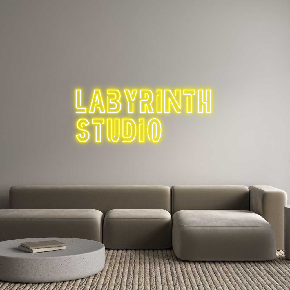 Editor online di insegne al neon personalizzate Labyrinth
...Sì...