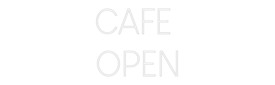 Custom Neon Sign Online Editor CAFE
OPEN