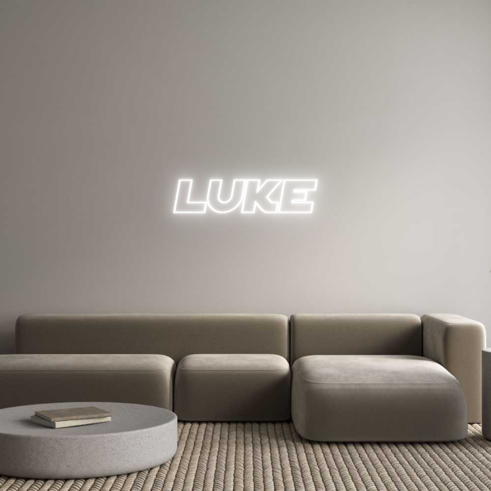 Custom Neon Sign Online Editor Luke