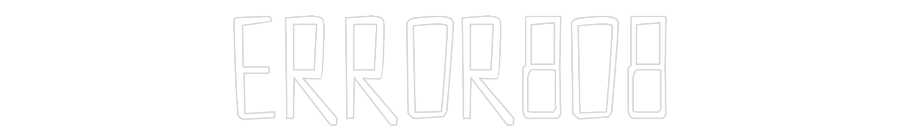 Custom Neon Sign Online Editor ERROR808