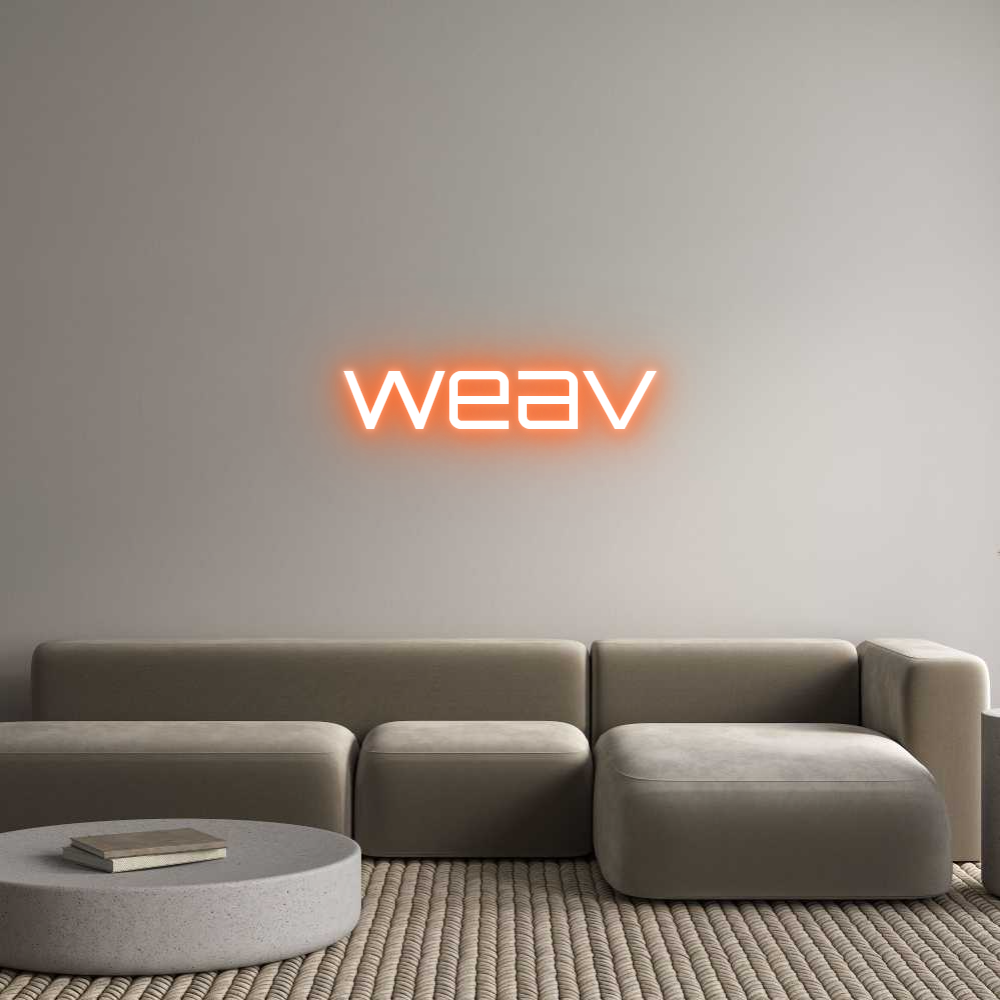Custom Neon Sign Online Editor weav