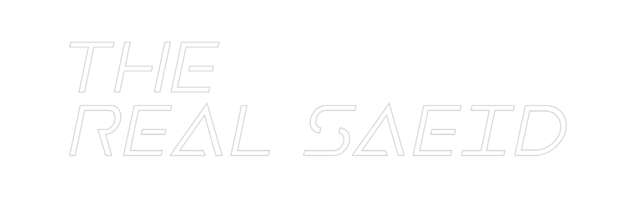 Custom Neon Sign Online Editor THE
REAL SAEID