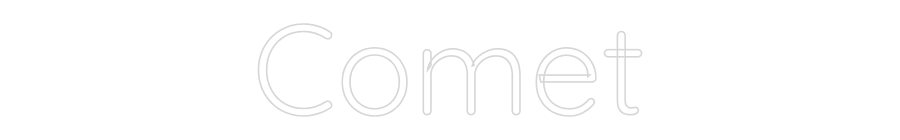 Editor online di insegne al neon personalizzate Comet