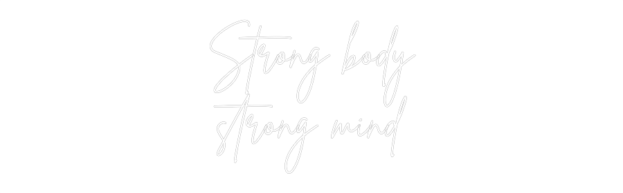 Custom Neon Sign Online Editor Stark kropp
...