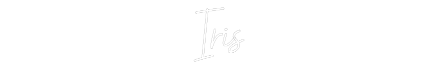 Custom Neon Sign Online Editor Iris