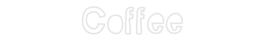 Custom Neon Sign Online Editor Coffee