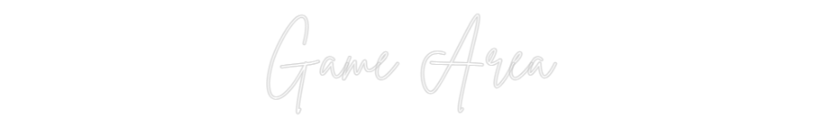 Custom Neon Sign Online Editor Game Area