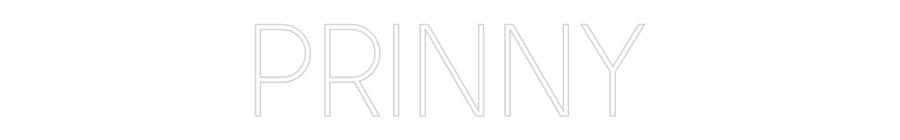 Custom Neon Sign Online Editor PRINNY