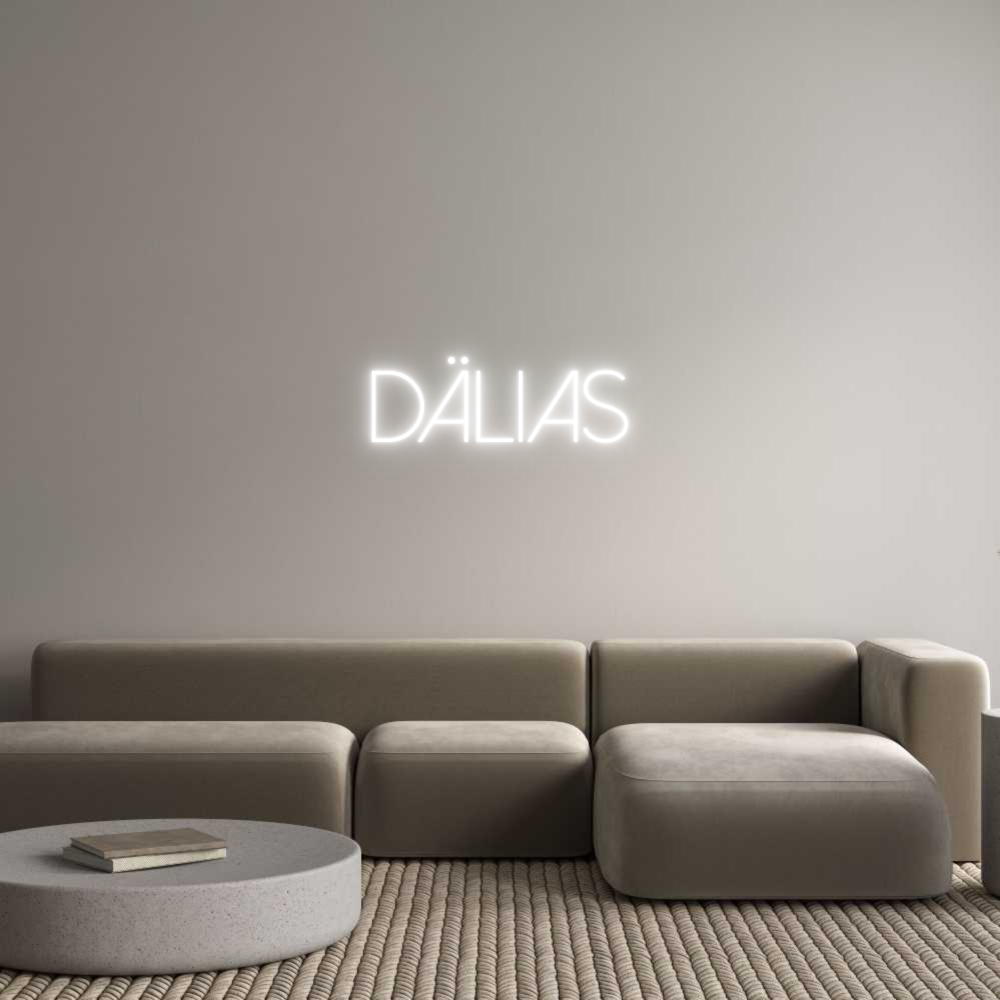 Custom Neon Sign Online Editor DÄLIAS