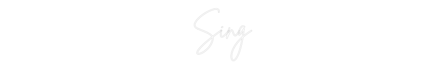Custom Neon Sign Online Editor Sing