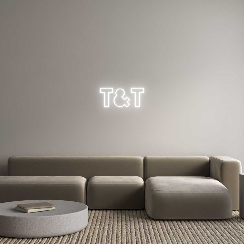 Custom Neon Sign Online Editor T&T