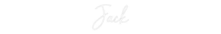 Editor online di insegne al neon personalizzate Jack