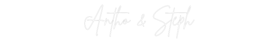 Custom Neon Sign Online Editor Antho & Steph
