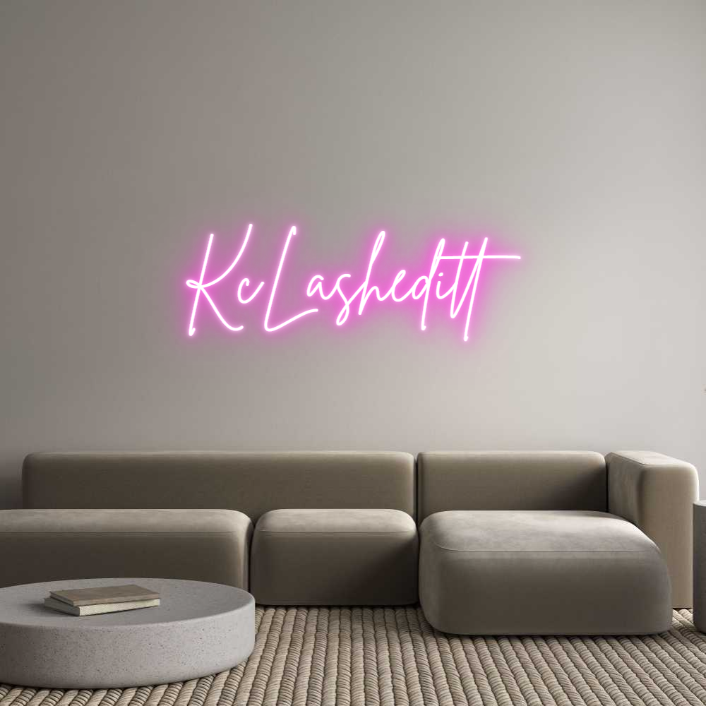 Custom Neon Sign Online Editor KcLasheditt