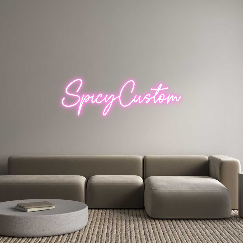 Custom Neon Sign Online Editor SpicyCustom