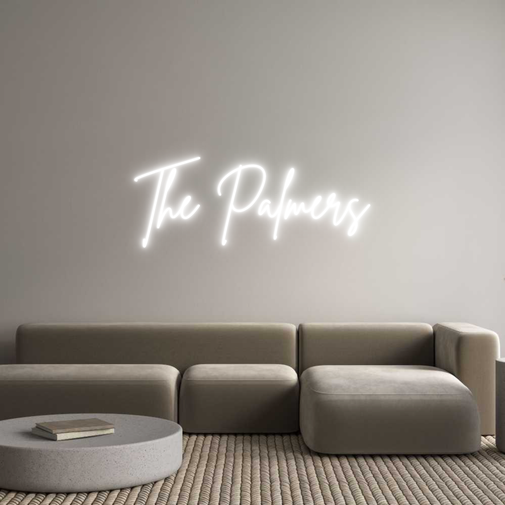 Custom Neon Sign Online Editor The Palmers