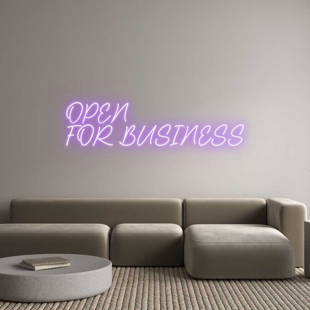 Custom Neon Sign Online Editor OPEN
FOR BU...