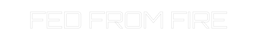 Custom Neon Sign Online Editor FED FROM FIRE