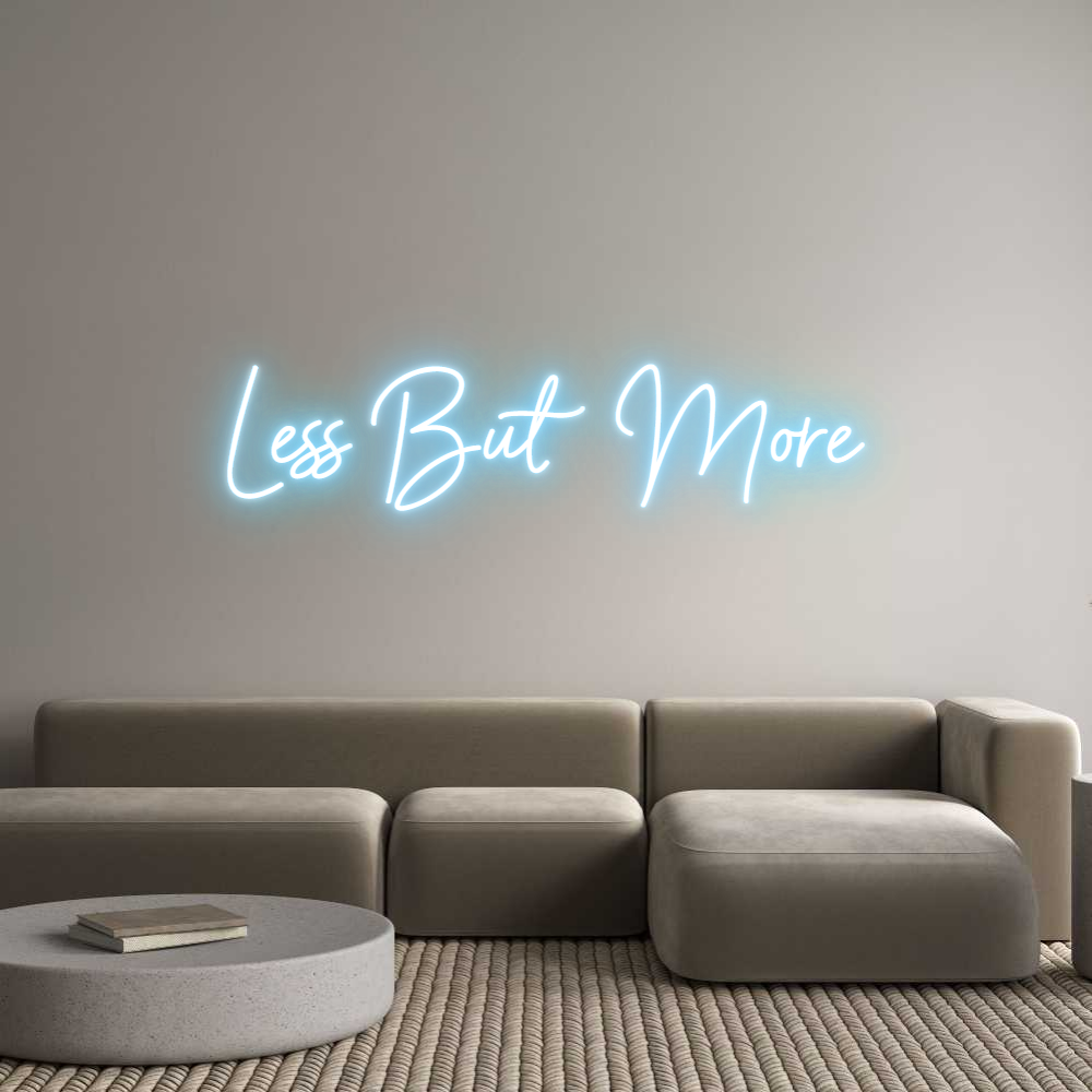 Custom Neon Sign Online Editor Less But More
