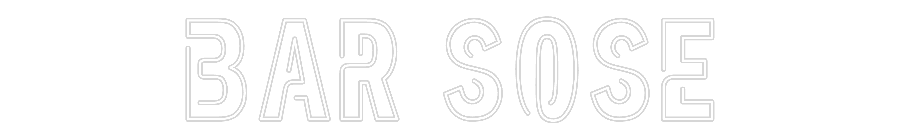 Editor en línea de letreros de neón personalizados Bar Sose