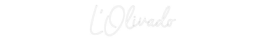 Custom Neon Sign Online Editor L’Olivado