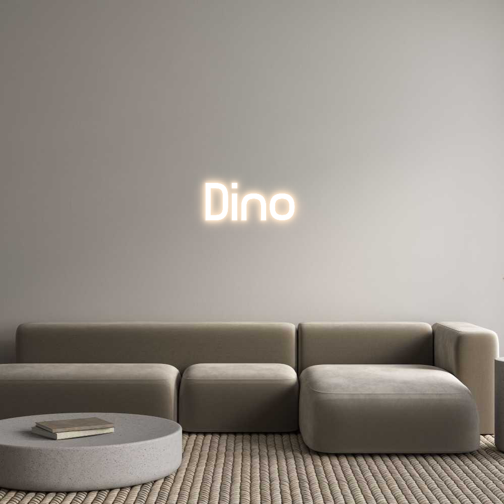 Custom Back Lit Neon Sign Online Editor Dino