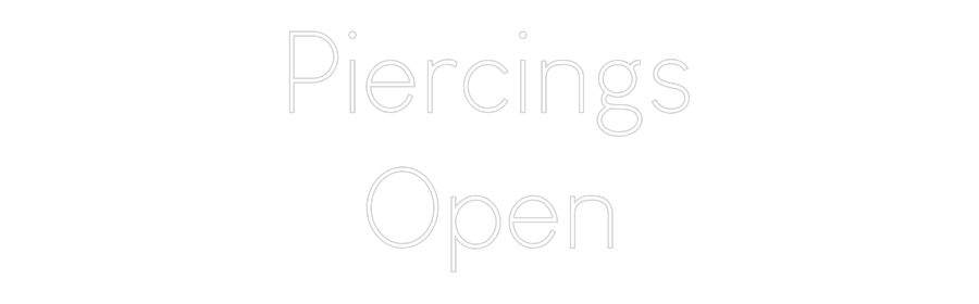 Custom Neon Sign Online Editor Piercings
Open