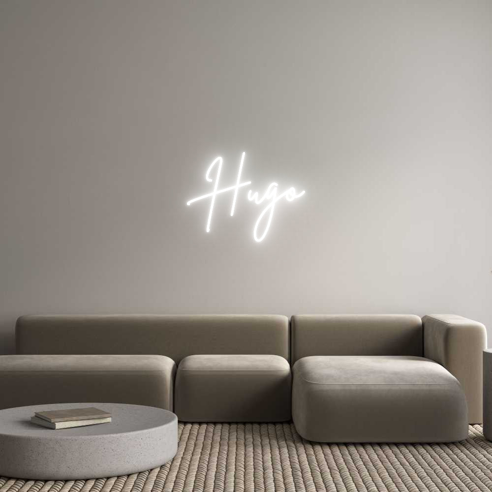 Custom Neon Sign Online Editor Hugo