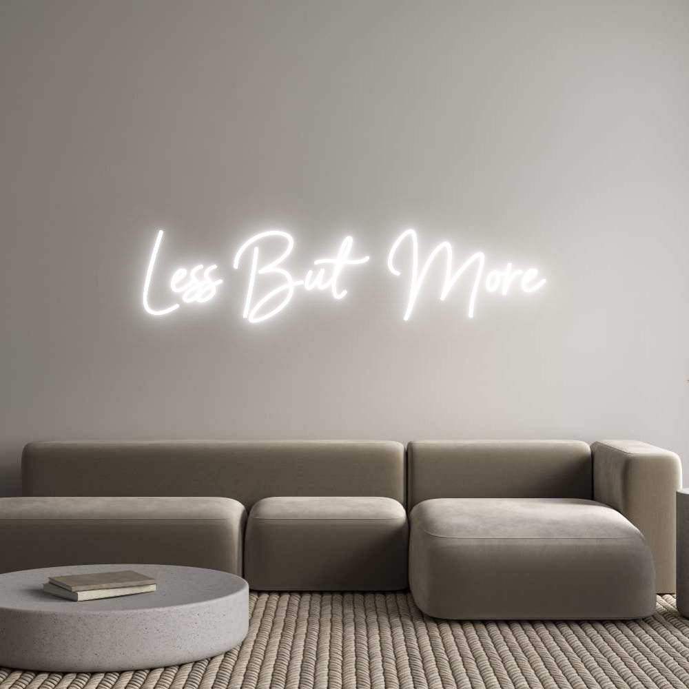 Custom Neon Sign Online Editor Less But More