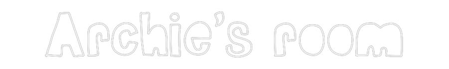 Editor en línea de letreros de neón personalizados La habitación de Archie