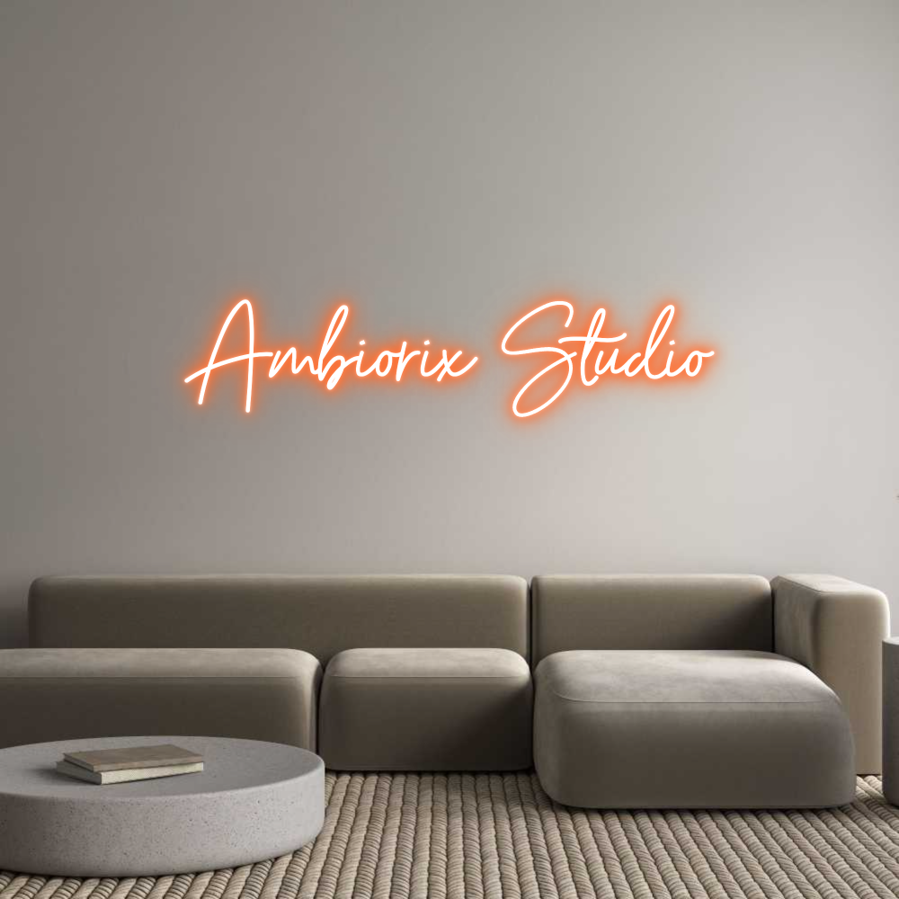 Custom Neon Sign Online Editor Ambiorix Studio