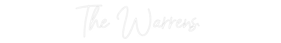 Custom Neon Sign Online Editor The Warrens.